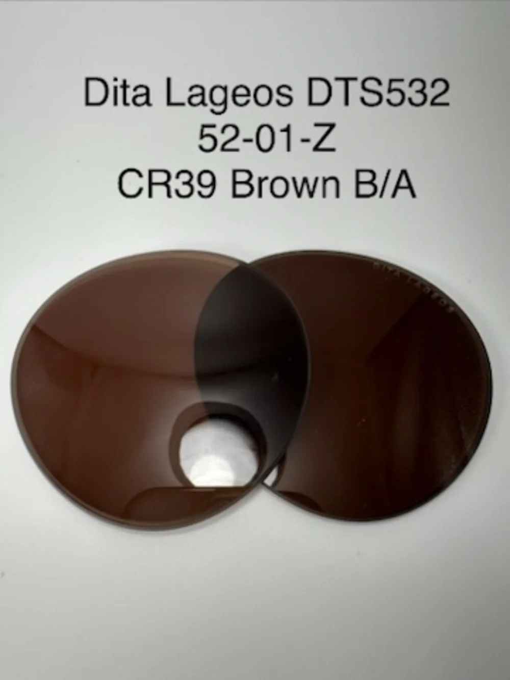 Dita Lageos Sunglasses Replacement Lenses Brown Anti Glare New